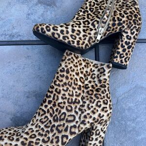 Steve Madden Animal Print Ankle Booties